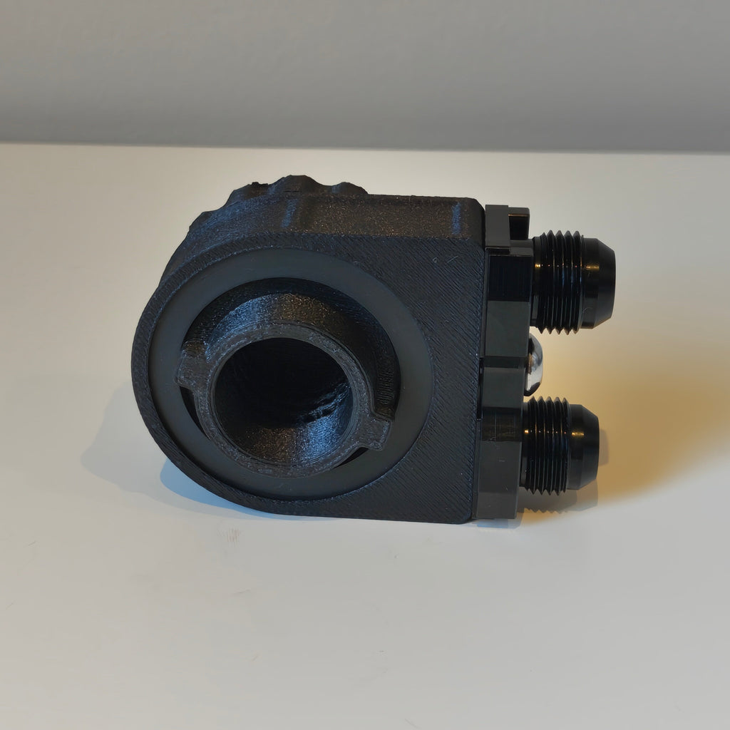 BMW Vented Oil Cap carbon fiber nylon - underside